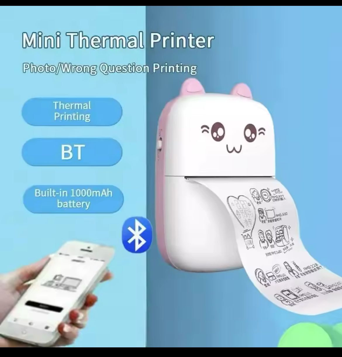 Miniatura 2 de Mini Impresora Portatil Termica